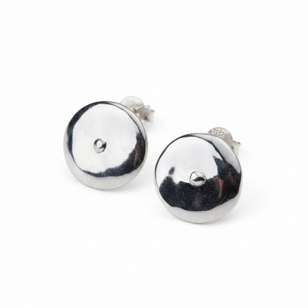 Silver Saaj Motif Earring: वाडगा (Vadagaa)