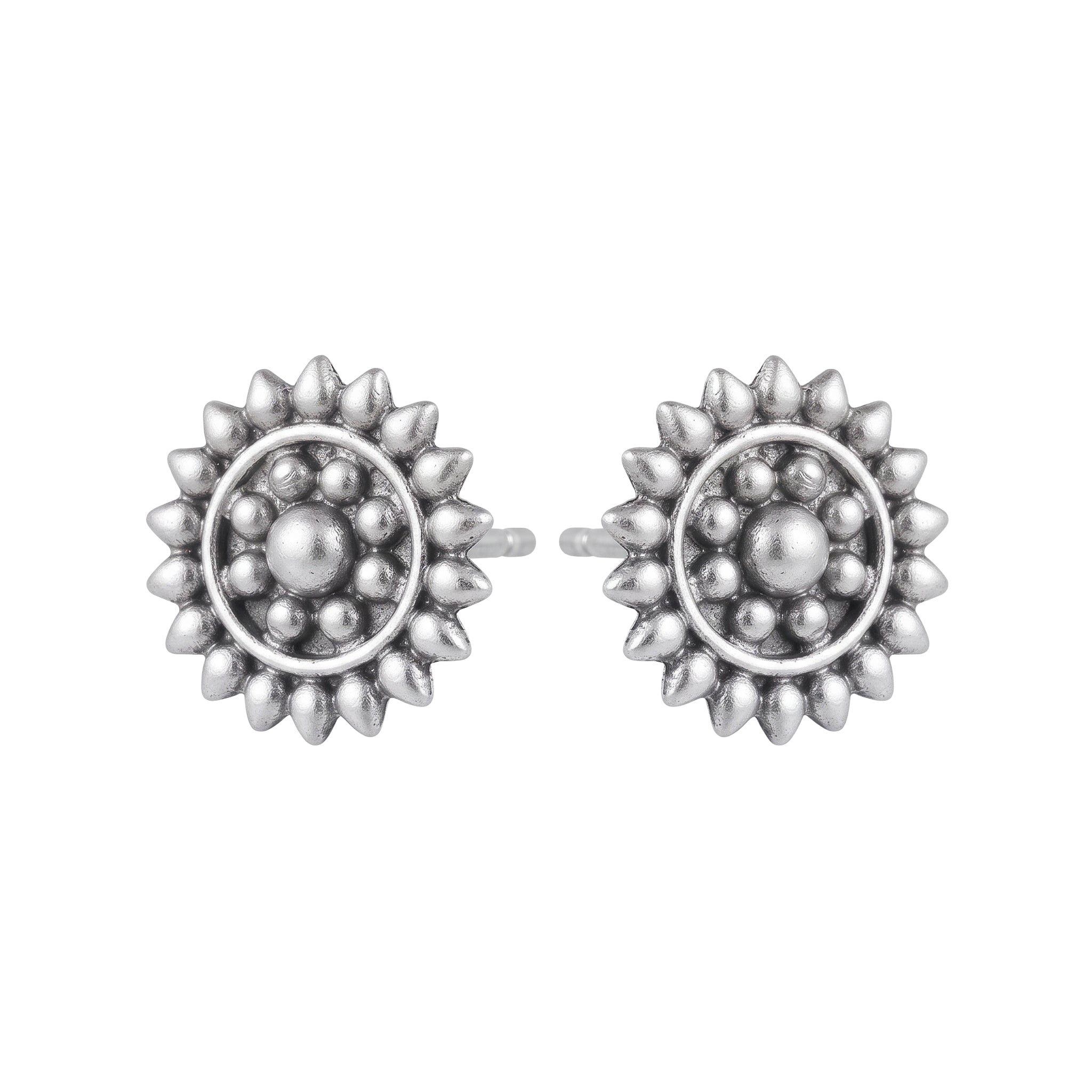Round Petal Earrings