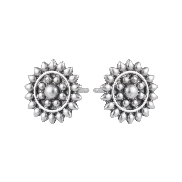 Round Petal Earrings