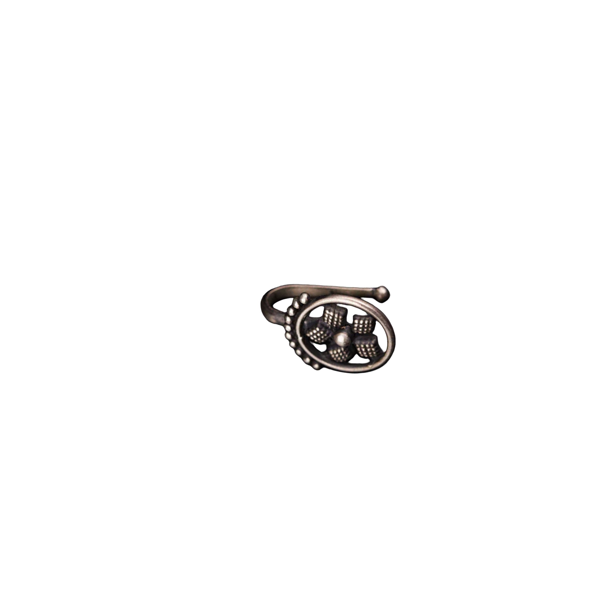 Diamond Flower Nose pin (Clip on)