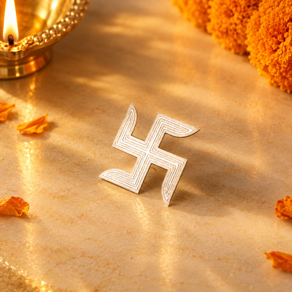 Silver Swastik | 999 Silver