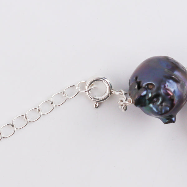 Pearl Silver Ganthan Necklace