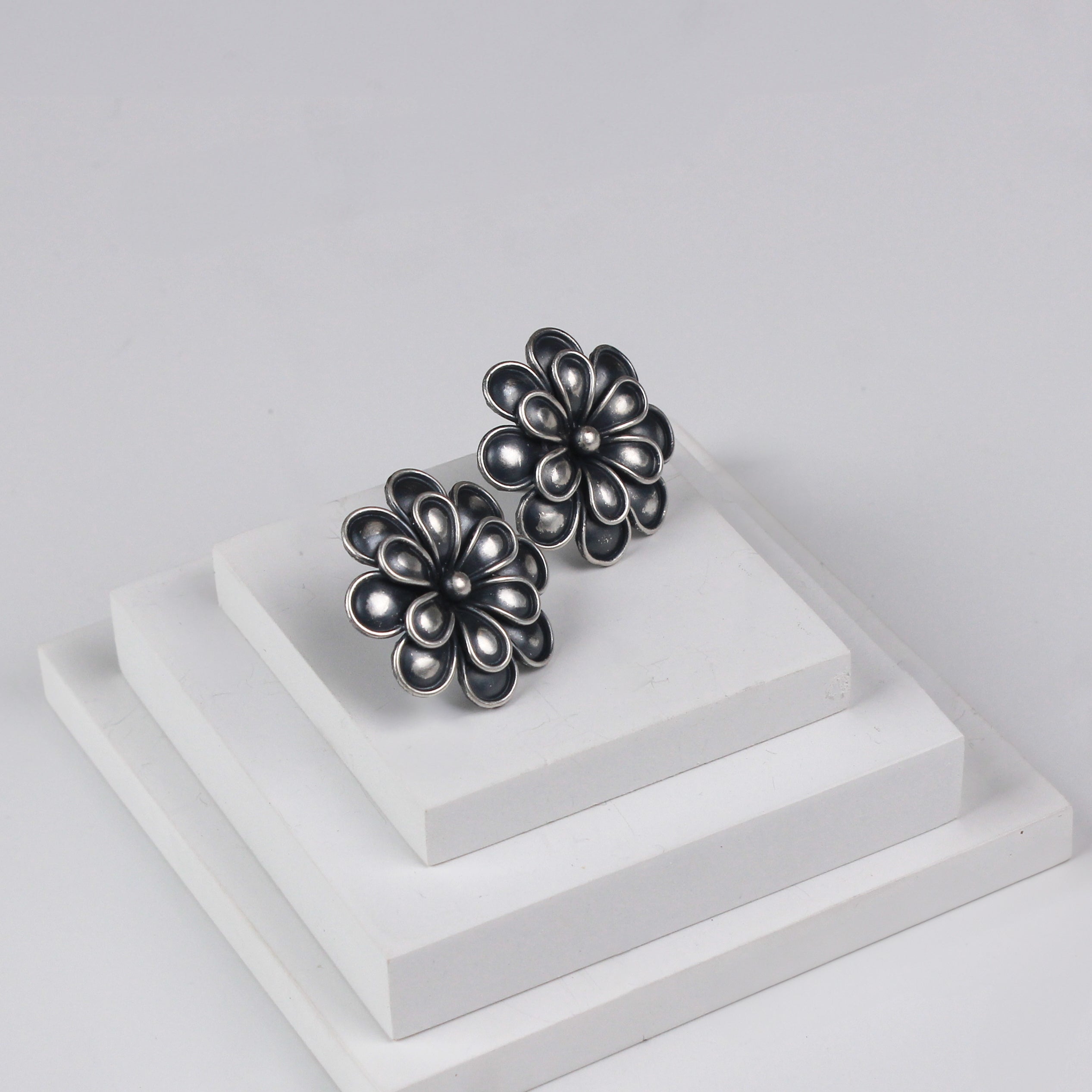 Handcrafted Flower Studs Earring