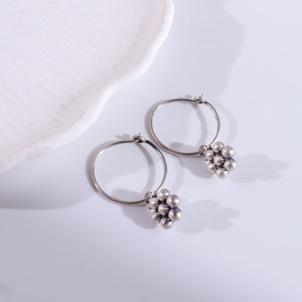 Small Kudi Hoop | 92.5 Sterling Silver
