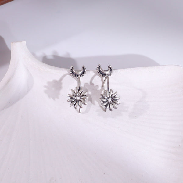 Chandrakor & Sun Bugadi (Clip on)| 92.5 Sterling Silver