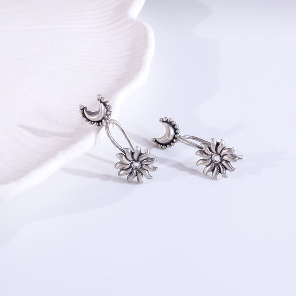 Chandrakor & Sun Bugadi (Clip on)| 92.5 Sterling Silver