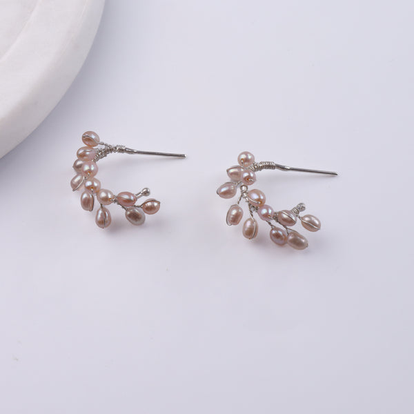 Rice Pearl Vine Hoops (Project Handmade)