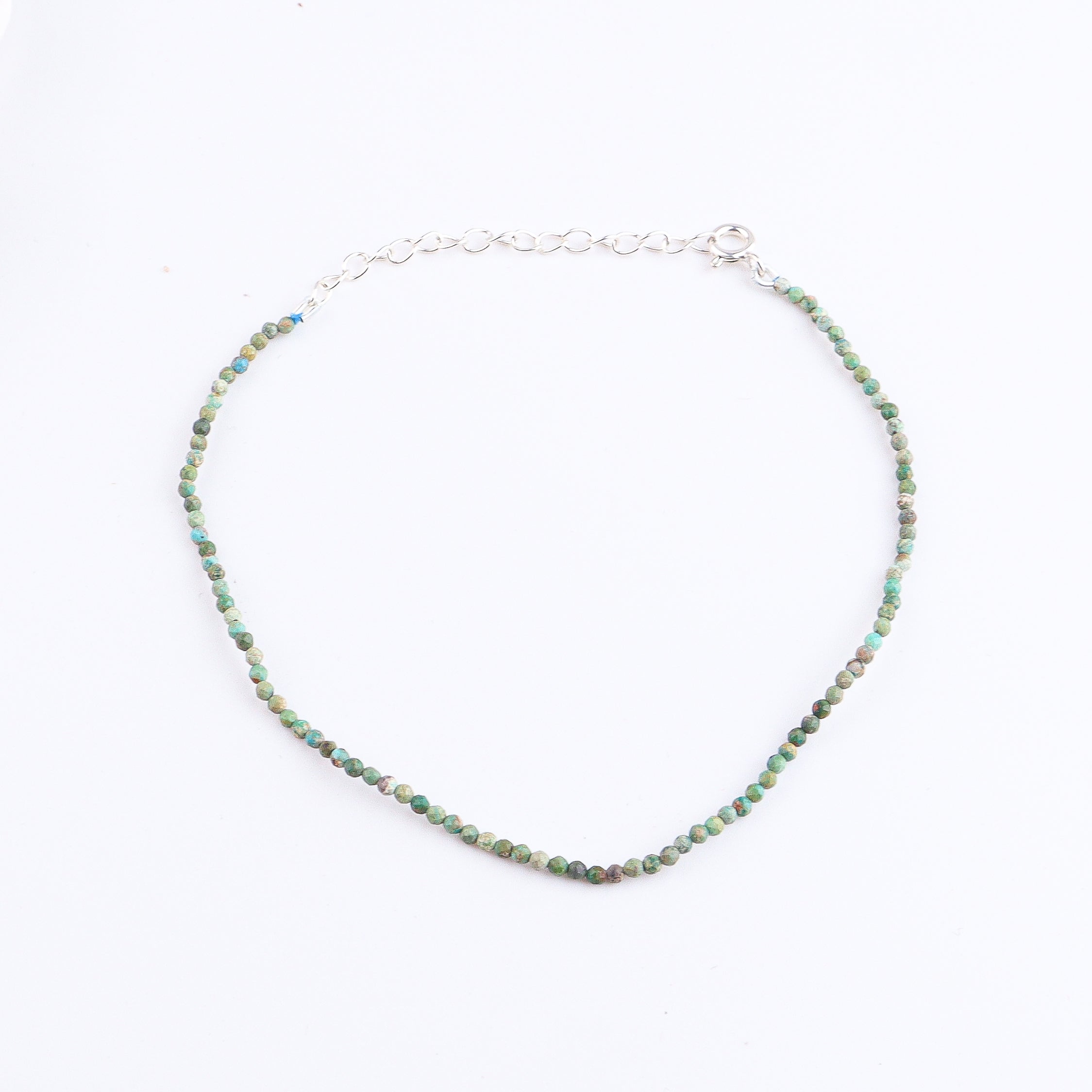 Micro Firoza Anklet | 92.5 Sterling Silver