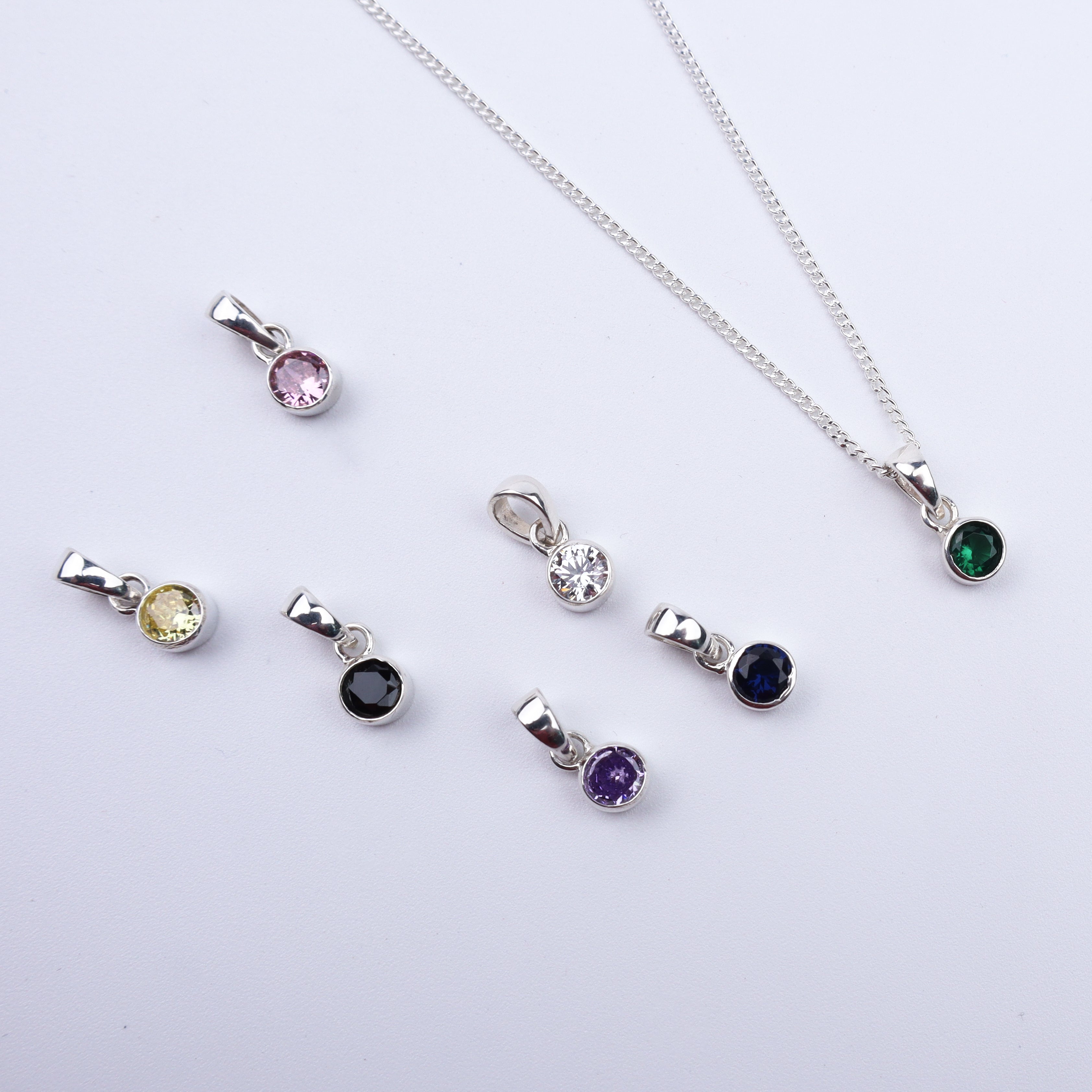 Rainbow Pendant Pack | CZ | 92.5 Silver