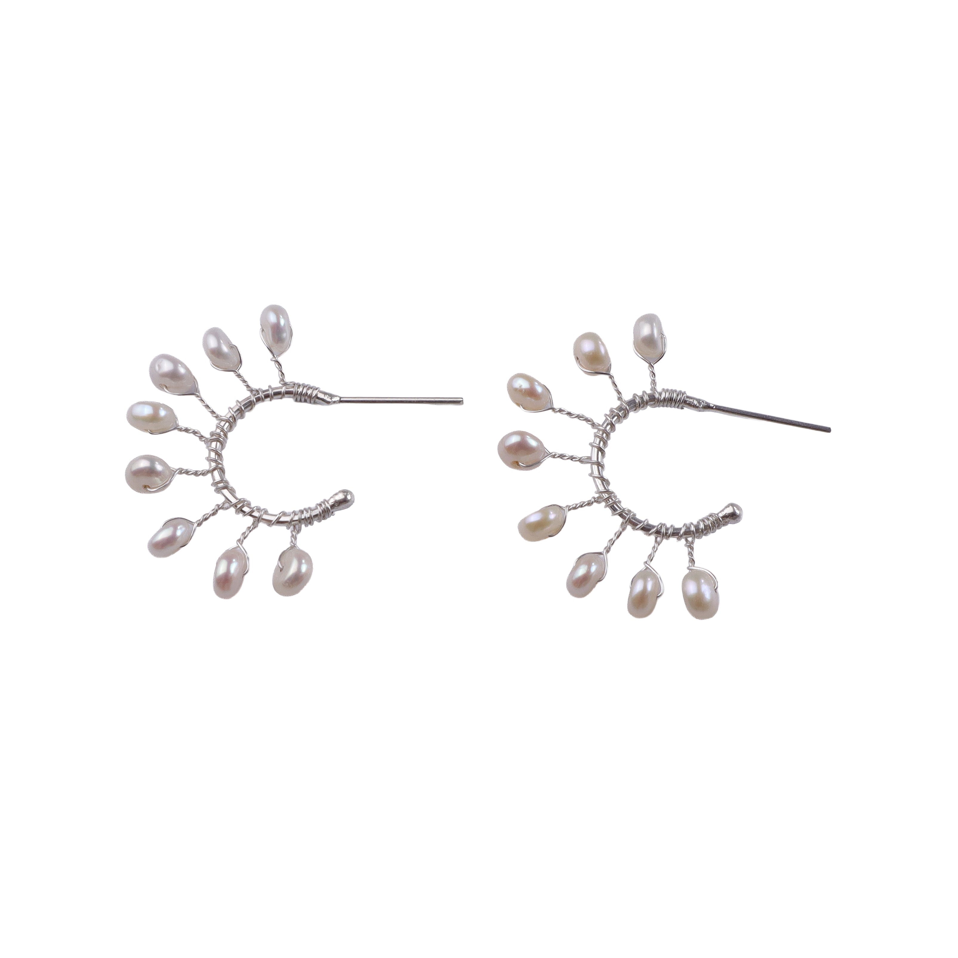 Freshwater Pearl Hoops (Project Handmade)