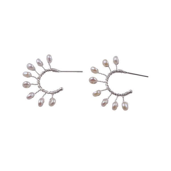 Freshwater Pearl Hoops (Project Handmade)