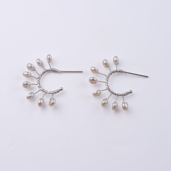 Freshwater Pearl Hoops (Project Handmade)