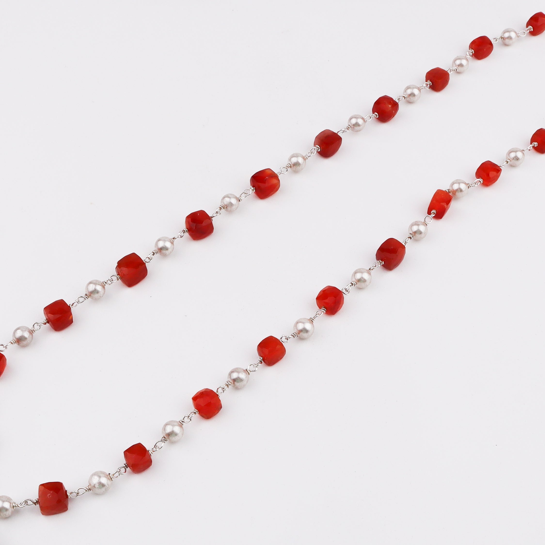 Soorajmukhi Pendant with Carnelian & Pearl Gathan Necklace