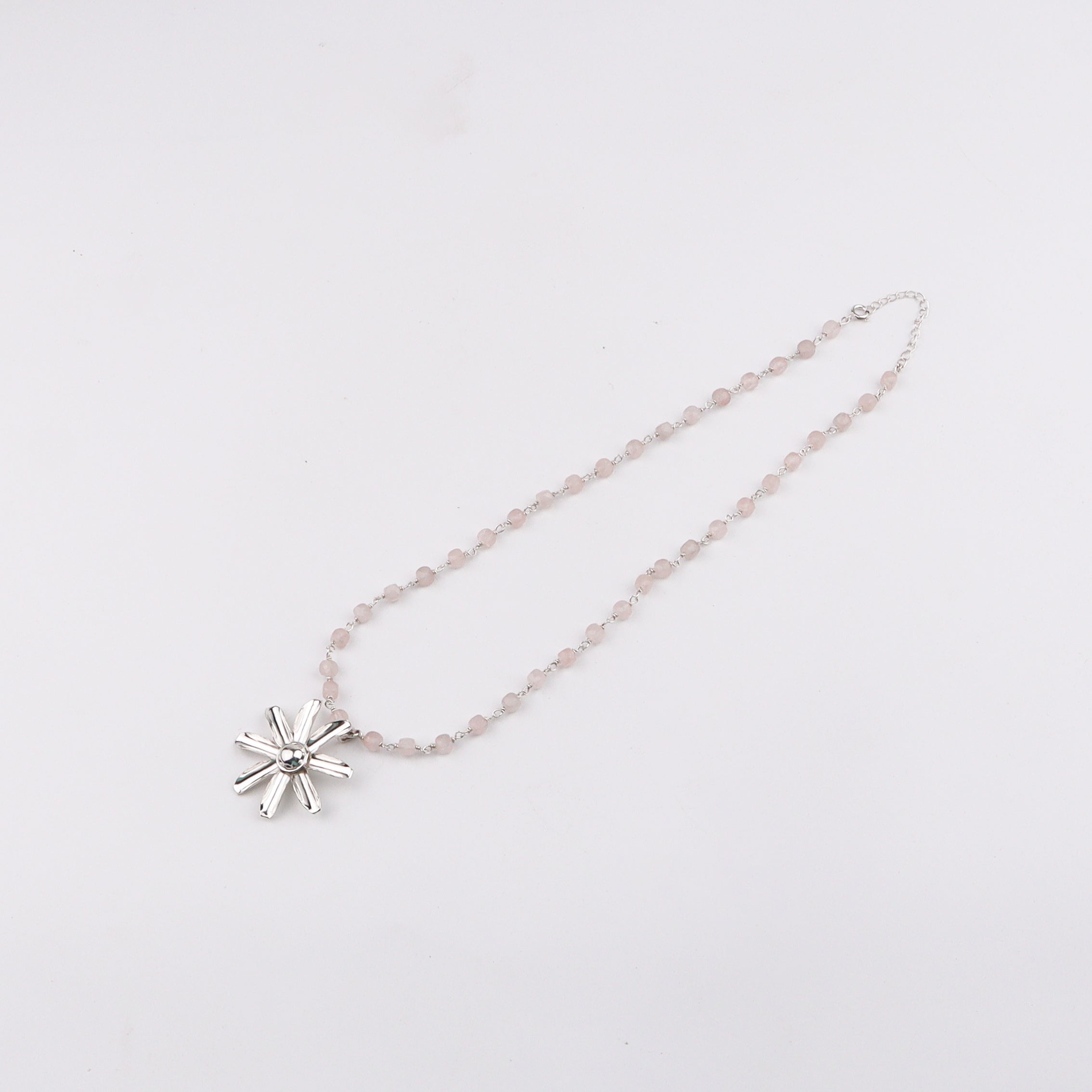 Gulbahaar Necklace with Rose Quartz