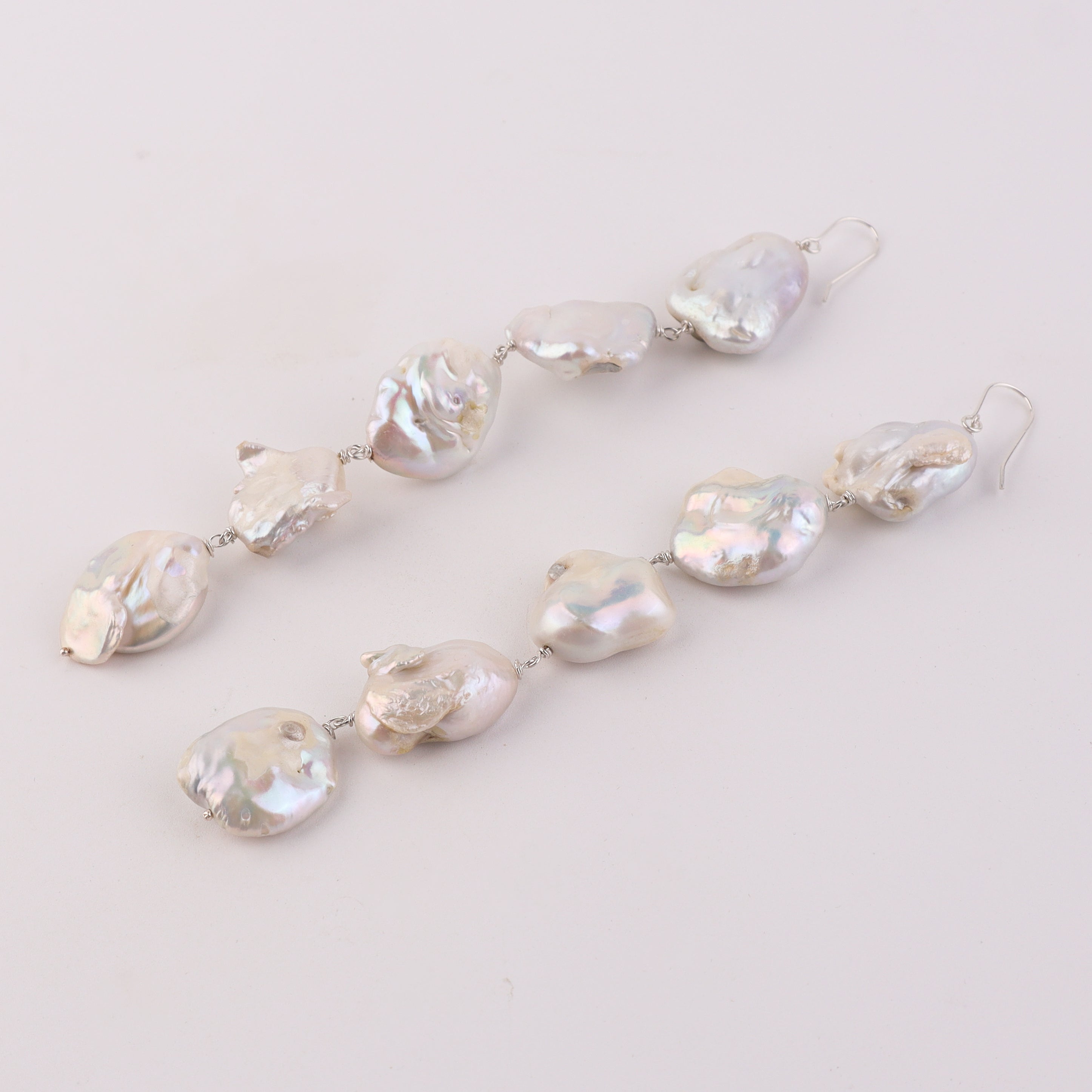 Luxe Earring - Baroque Pearls