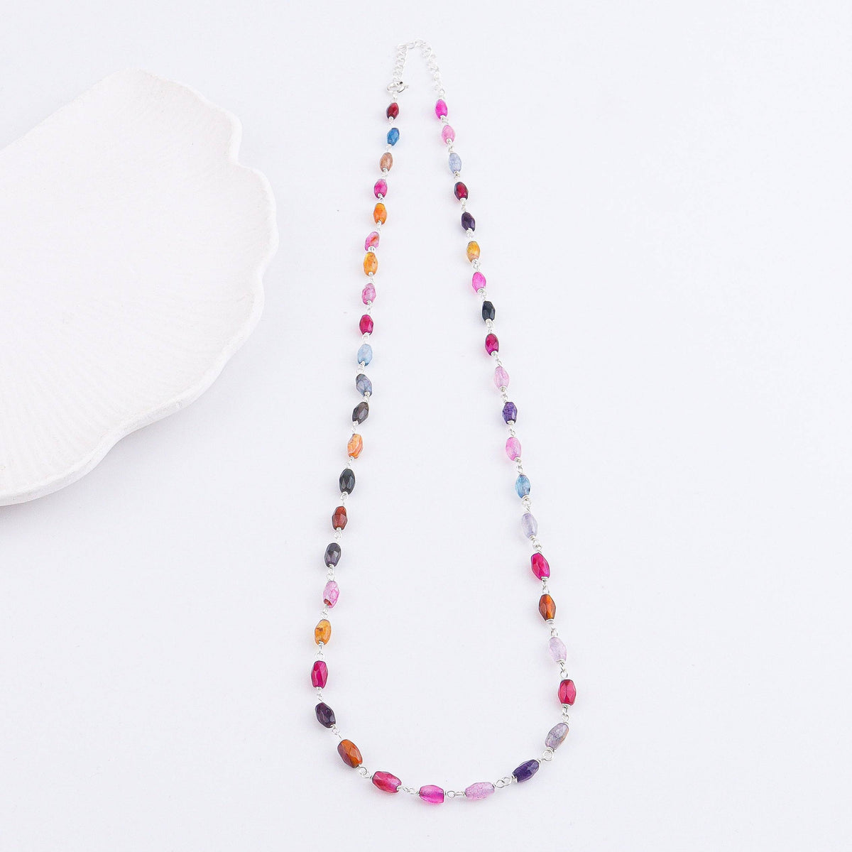 Multicolor Agate Ganthan | 92.5 Silver