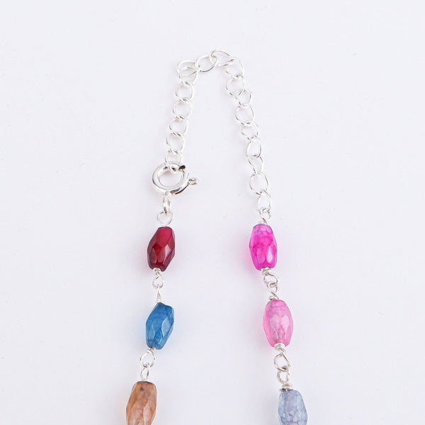 Multicolor Agate Ganthan | 92.5 Silver