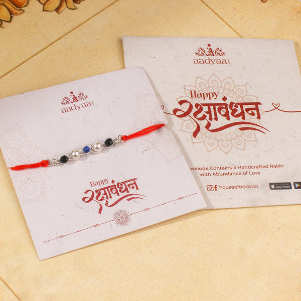 Evil Eye Wrapped Rakhi (Project Handmade)