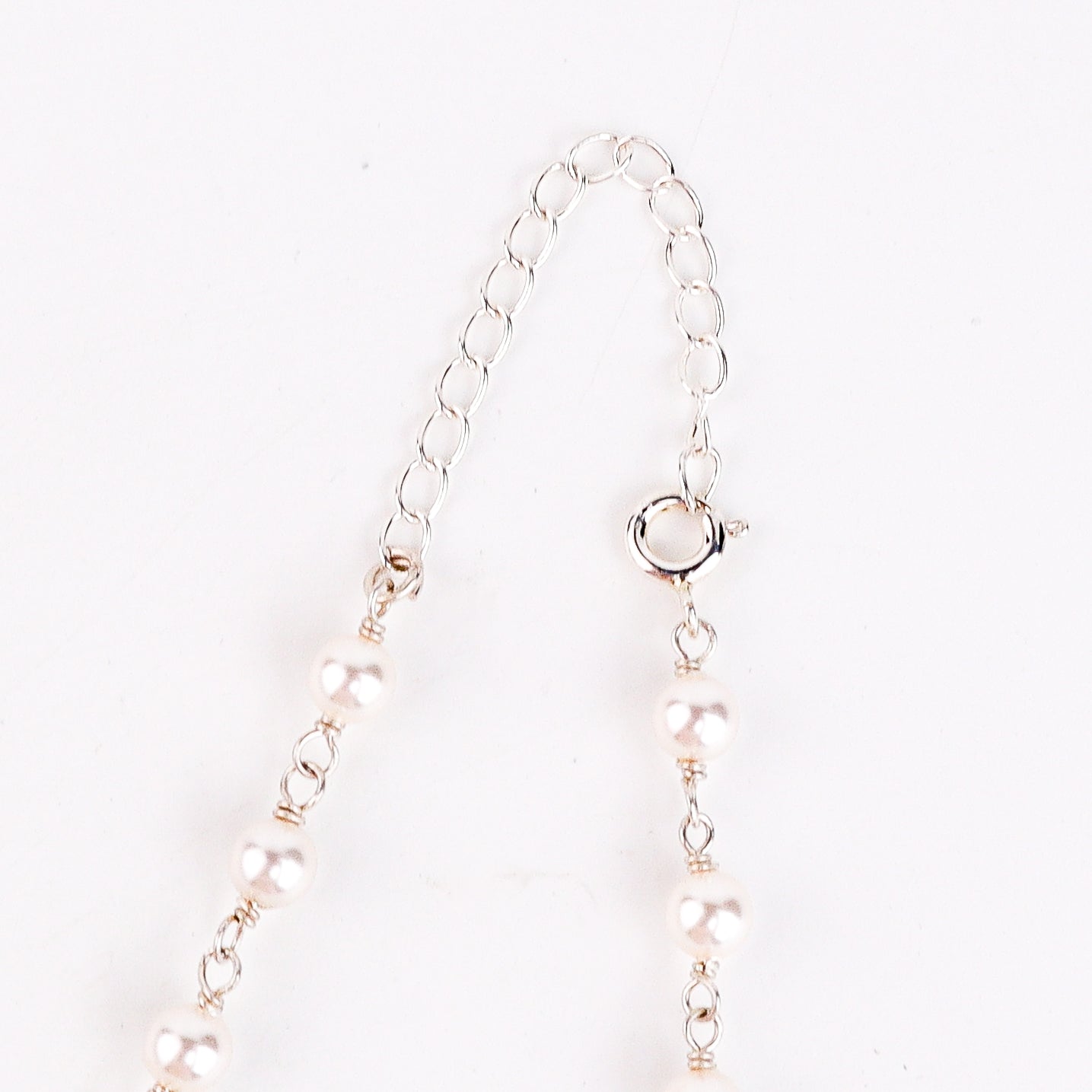 Multicolour Stone Necklace with Pearl Ganthan