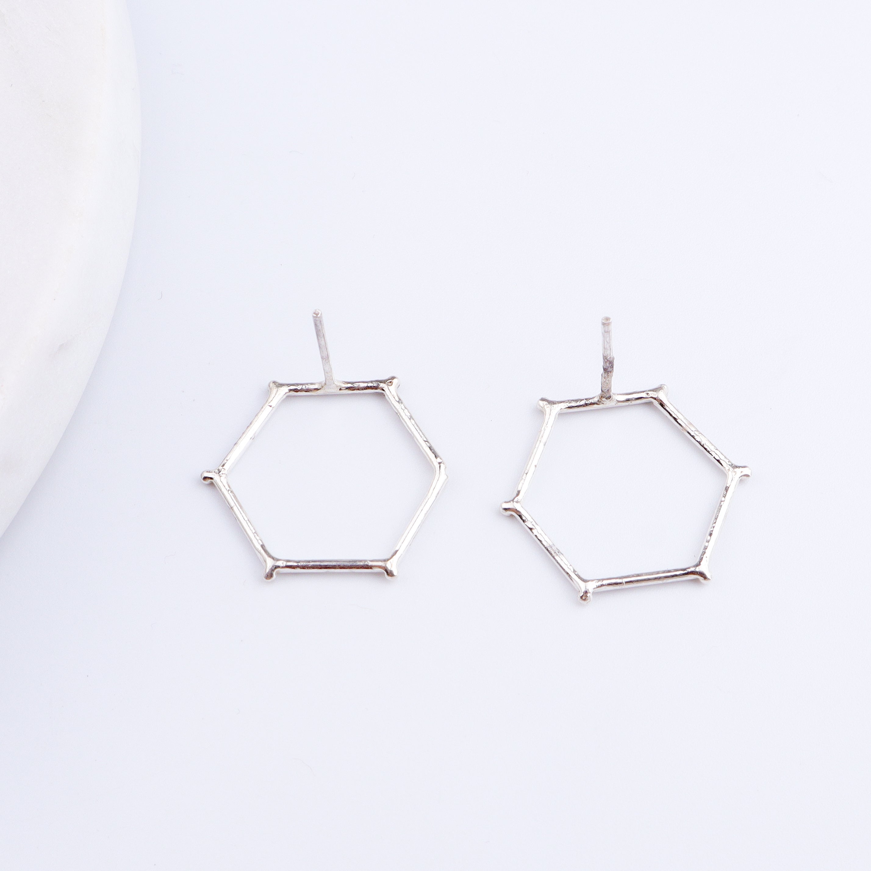 Handmade Hexagonal Earring (Plain)