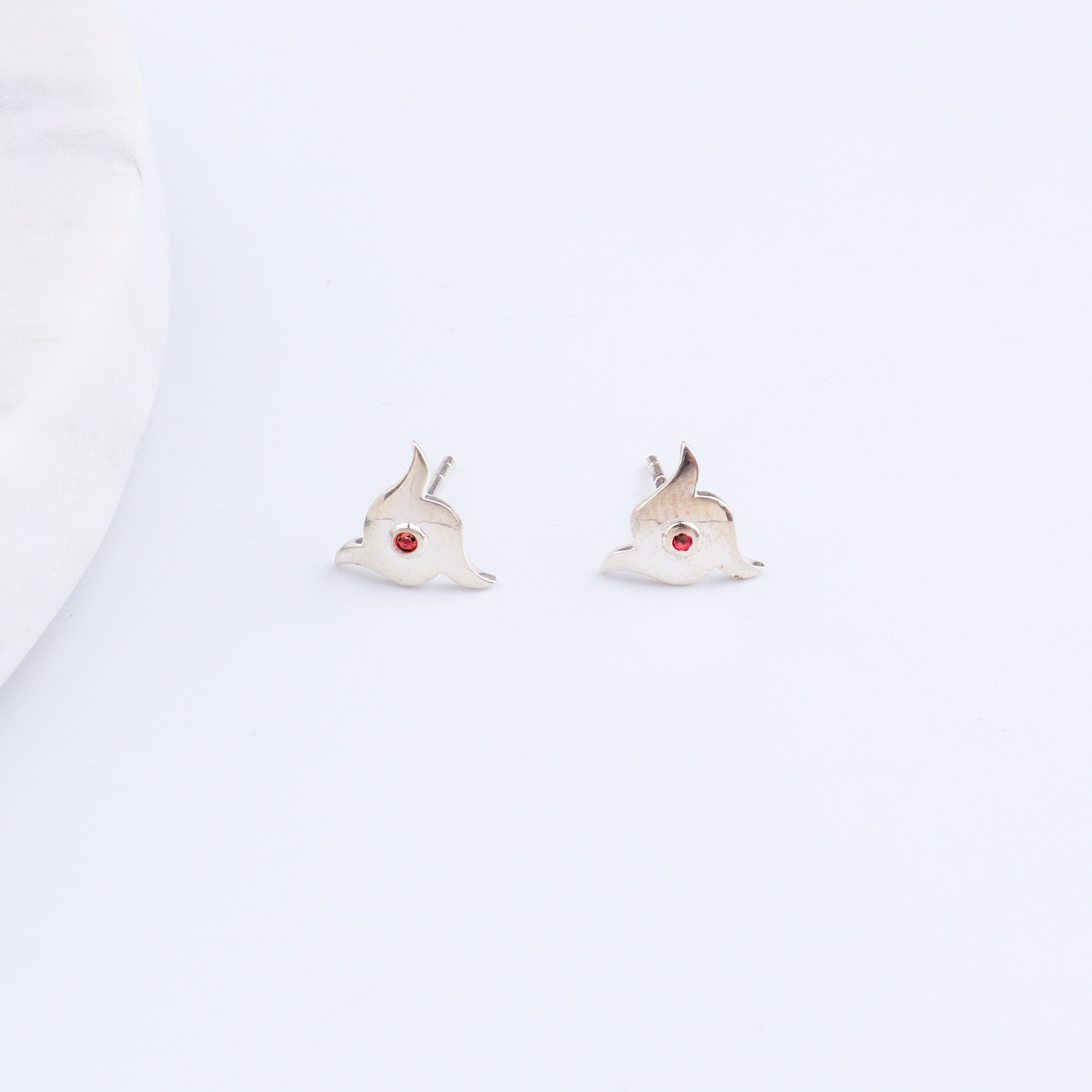 Silver Nakshatra Studs