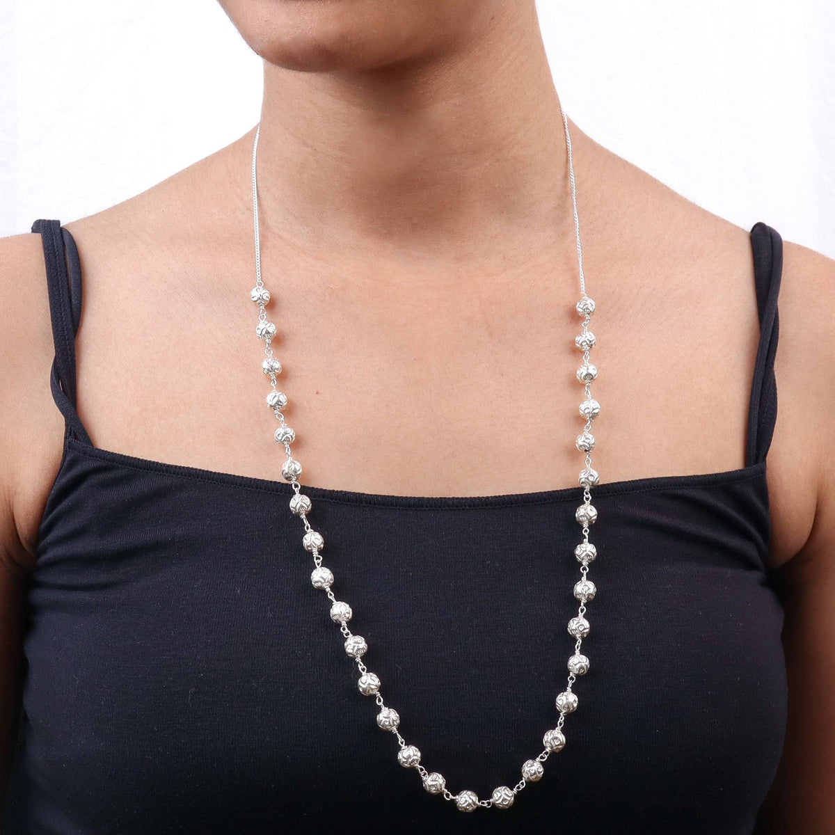 One Layer Mohanmaal Necklace | 92.5 Silver