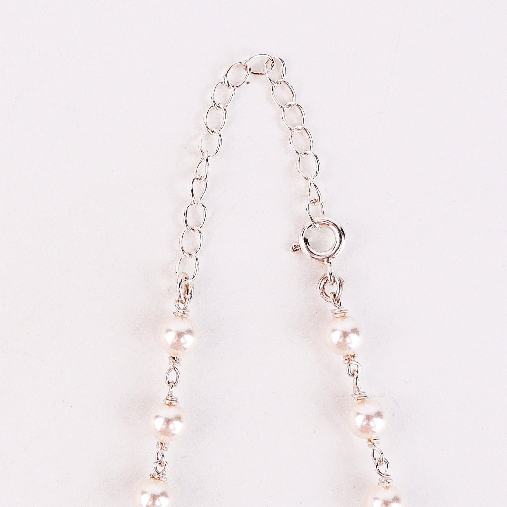 Multicolour Stone Necklace with Pearl Ganthan