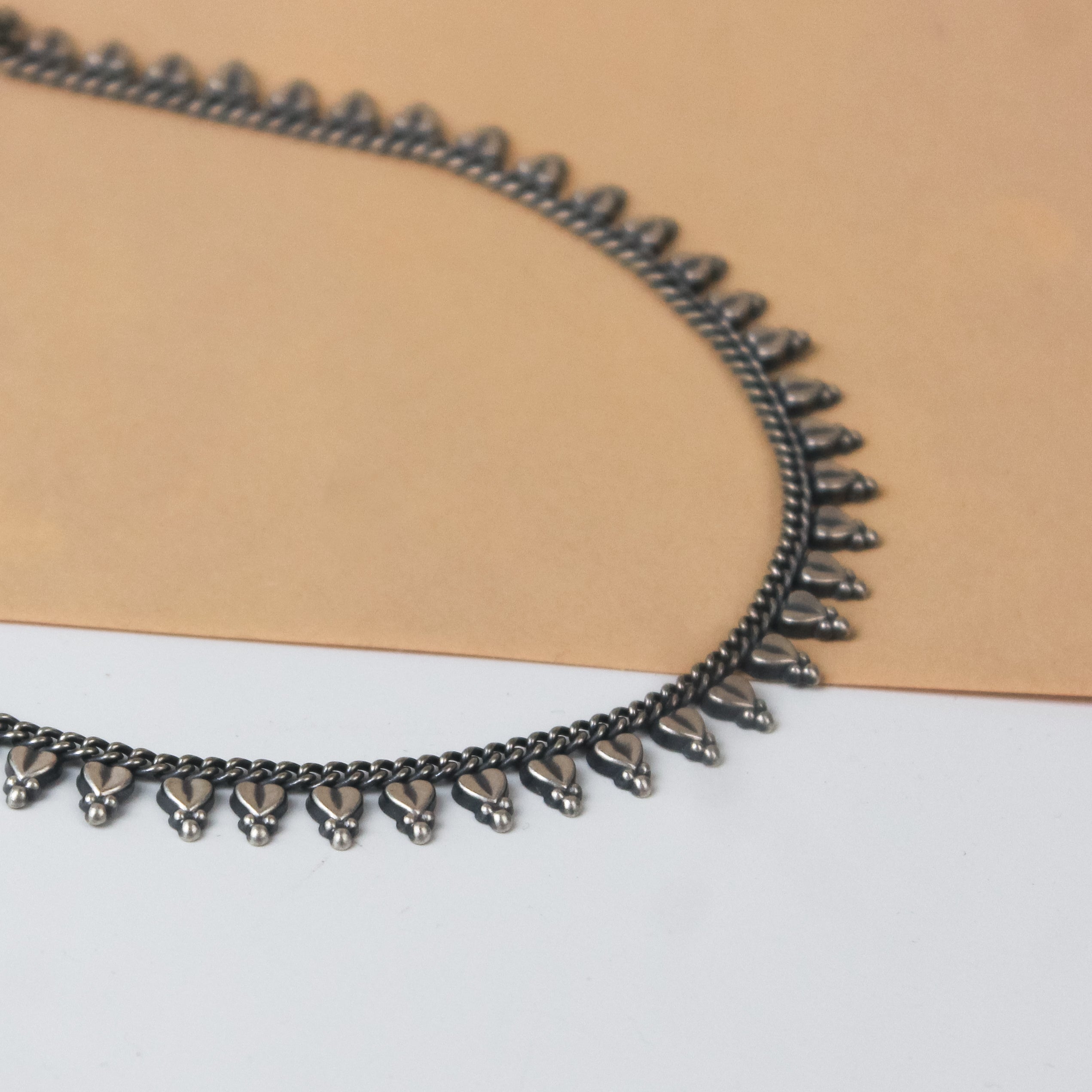 Delicate Silver Leaf Set