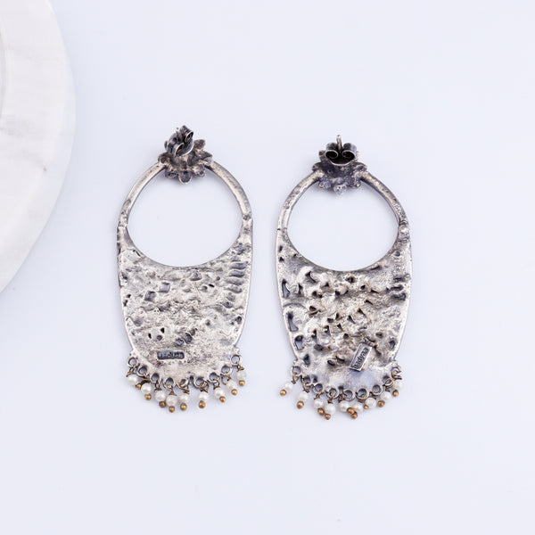 Chandbali ( Aalya ) | 92.5 silver | Size : Large
