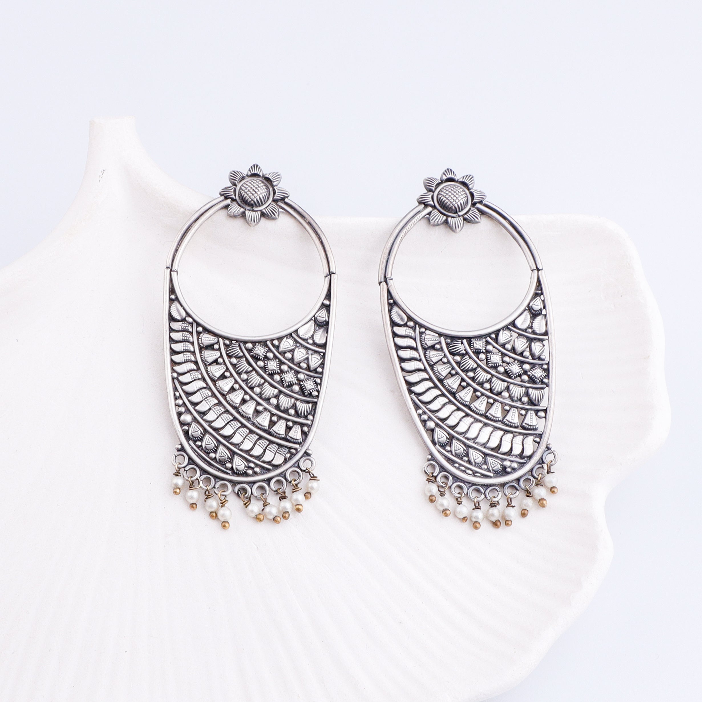Chandbali ( Aalya ) | 92.5 silver | Size : Large