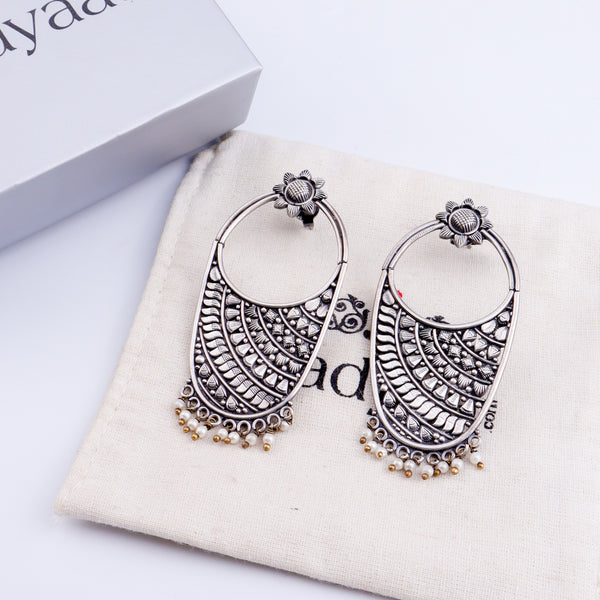 Chandbali ( Aalya ) | 92.5 silver | Size : Large