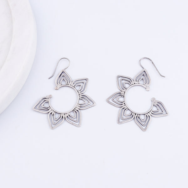 Kumudini ( Lily ) Hammered Earring