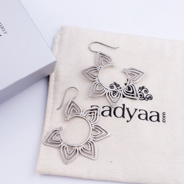 Kumudini ( Lily ) Hammered Earring