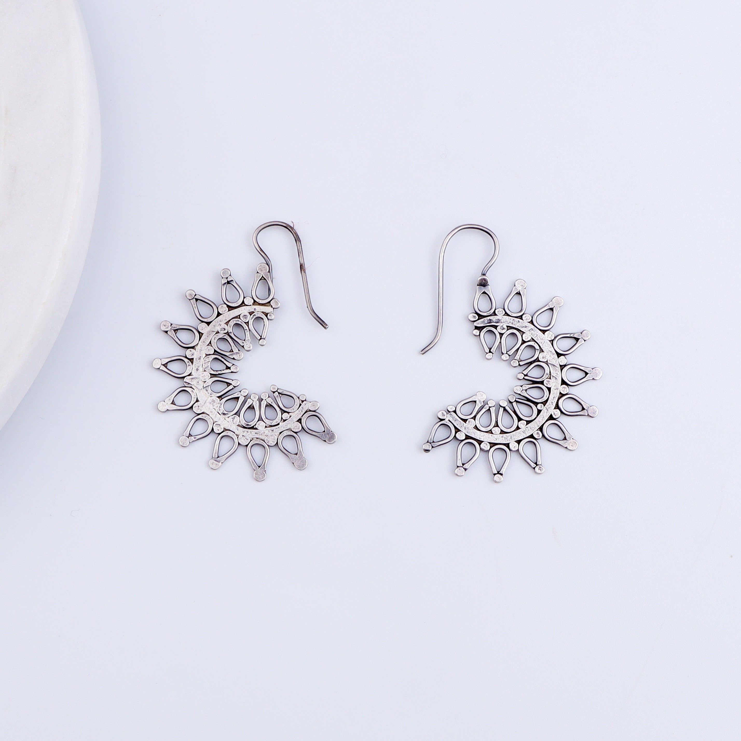 Ranphool (Wildflower) Hammered Earring - Small