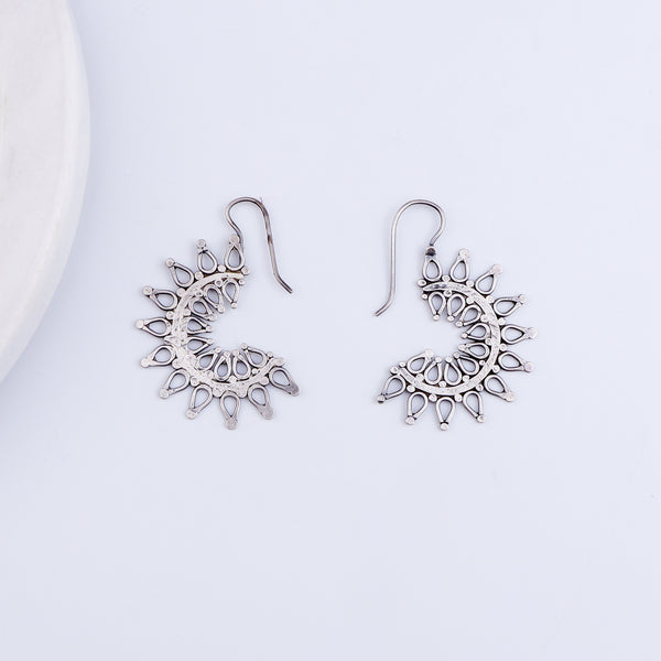 Ranphool (Wildflower) Hammered Earring - Small