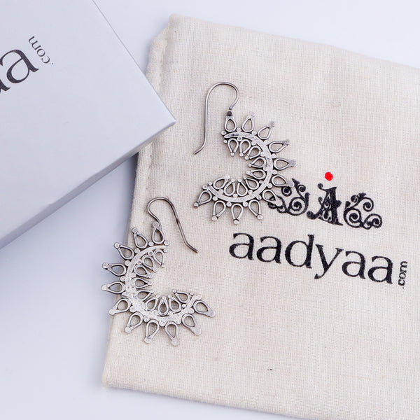 Ranphool (Wildflower) Hammered Earring - Small