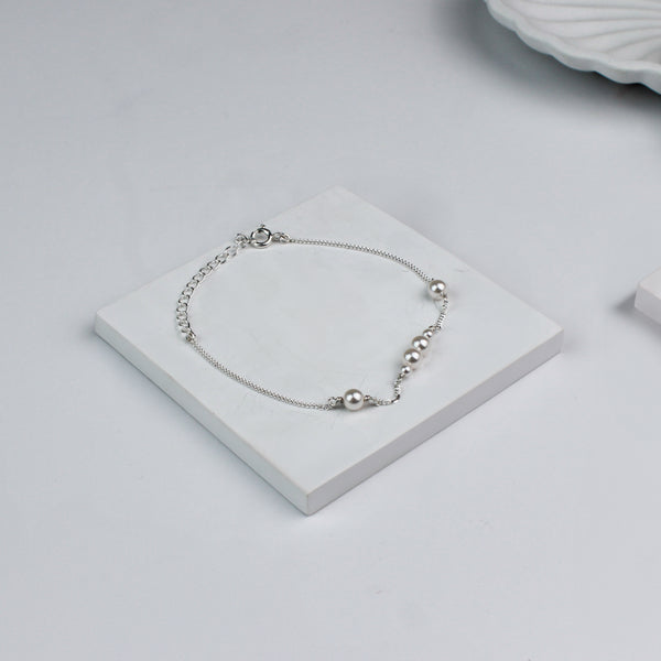 Multi Pearl Chain Bracelet