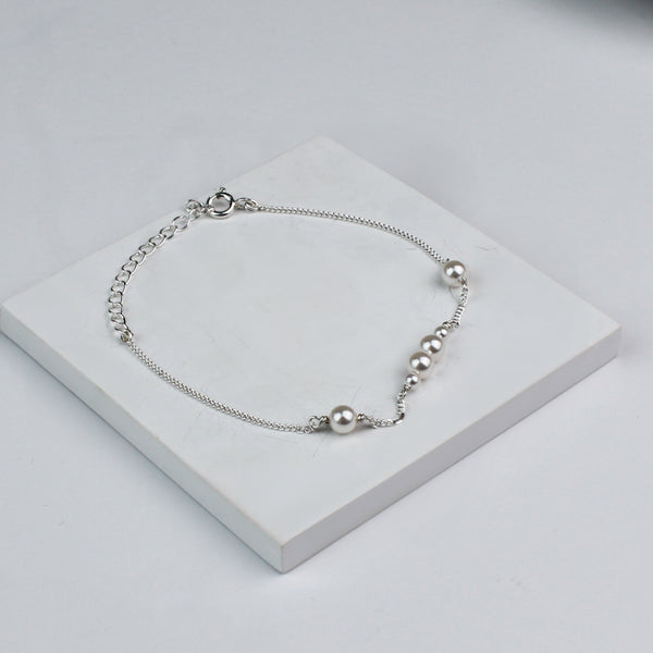 Multi Pearl Chain Bracelet