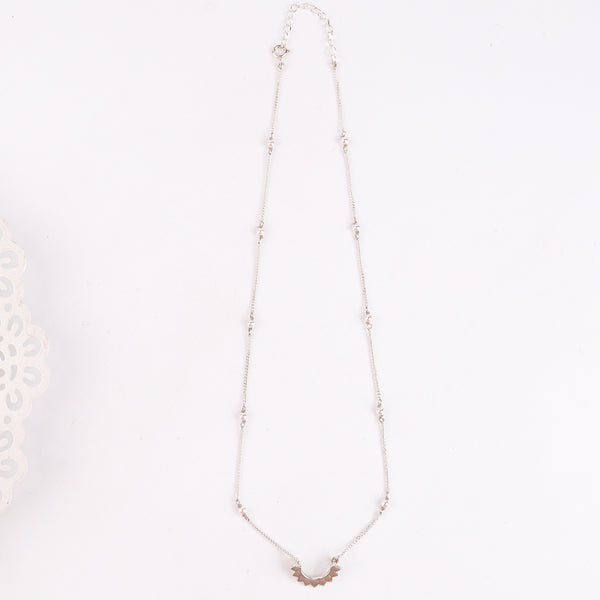 Petal Necklace with Pearls