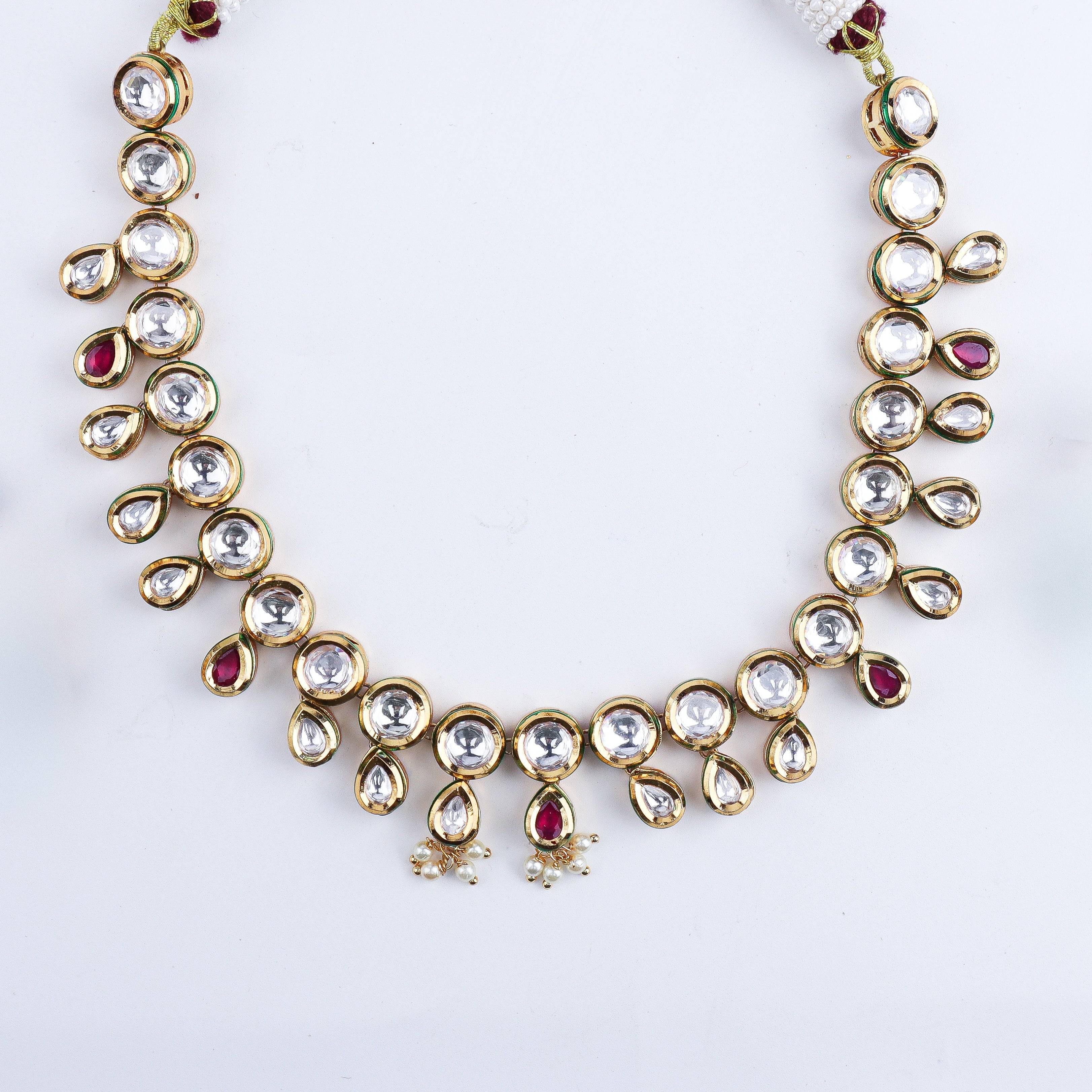 Close-up of 22K Gold-Plated Fashion Set showcasing intricate detailing, fine craftsmanship, and rich 22K gold plating