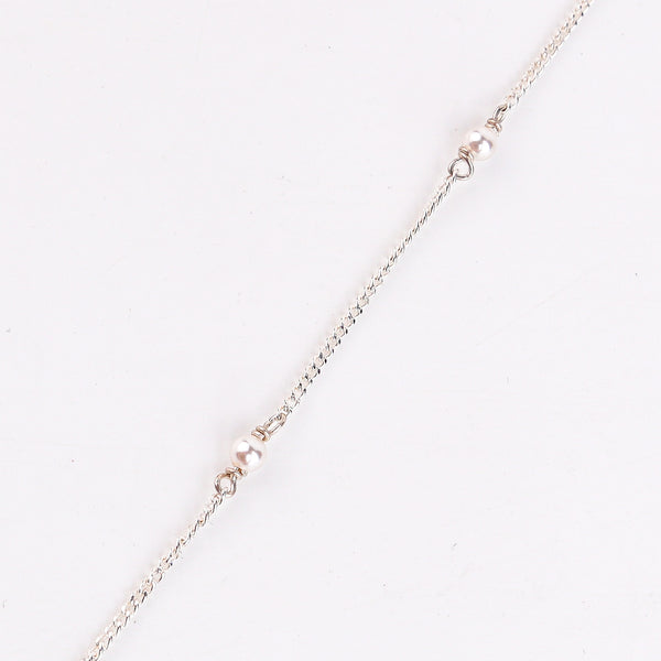 Petal Necklace with Pearls