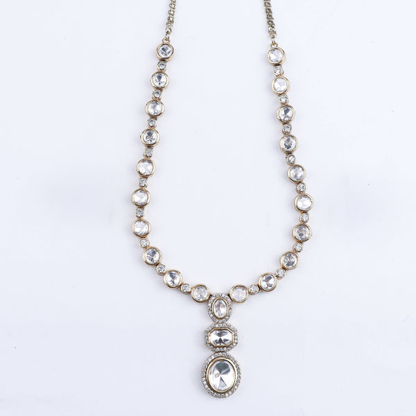 Close-up of 22K Gold-Plated Fashion Set showcasing intricate detailing, fine craftsmanship, and rich 22K gold plating