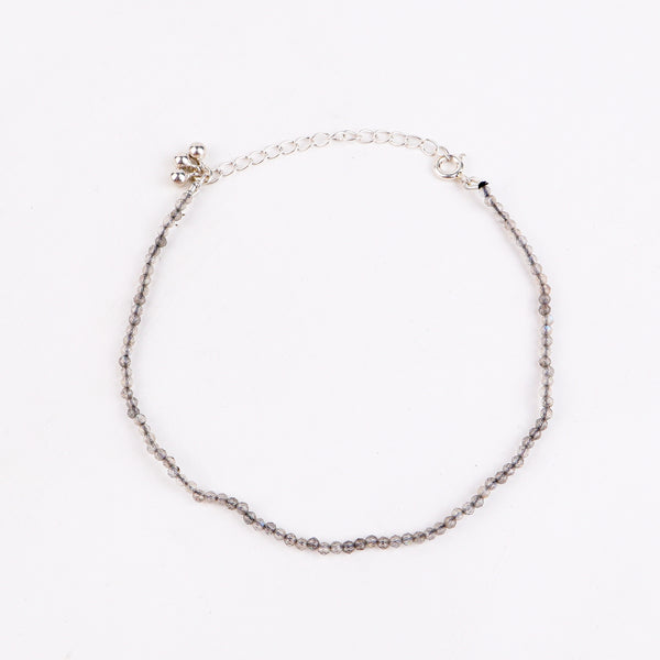 Labradorite Anklet with Ghungroo