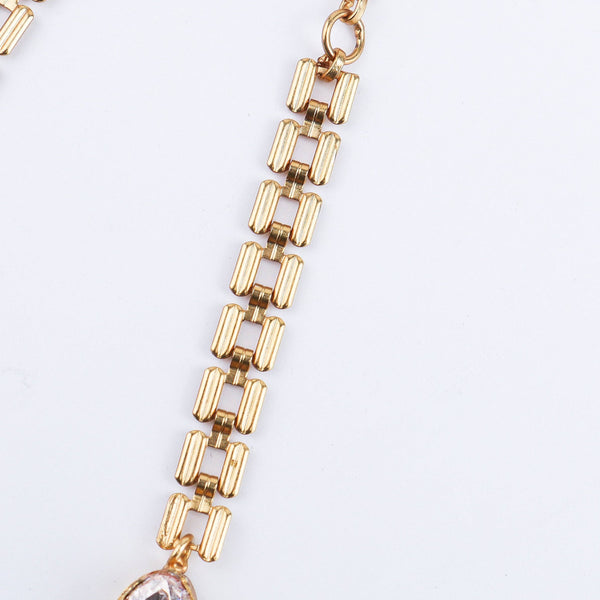 Close-up of 22K Gold-Plated Fashion Set showcasing intricate detailing, fine craftsmanship, and rich 22K gold plating
