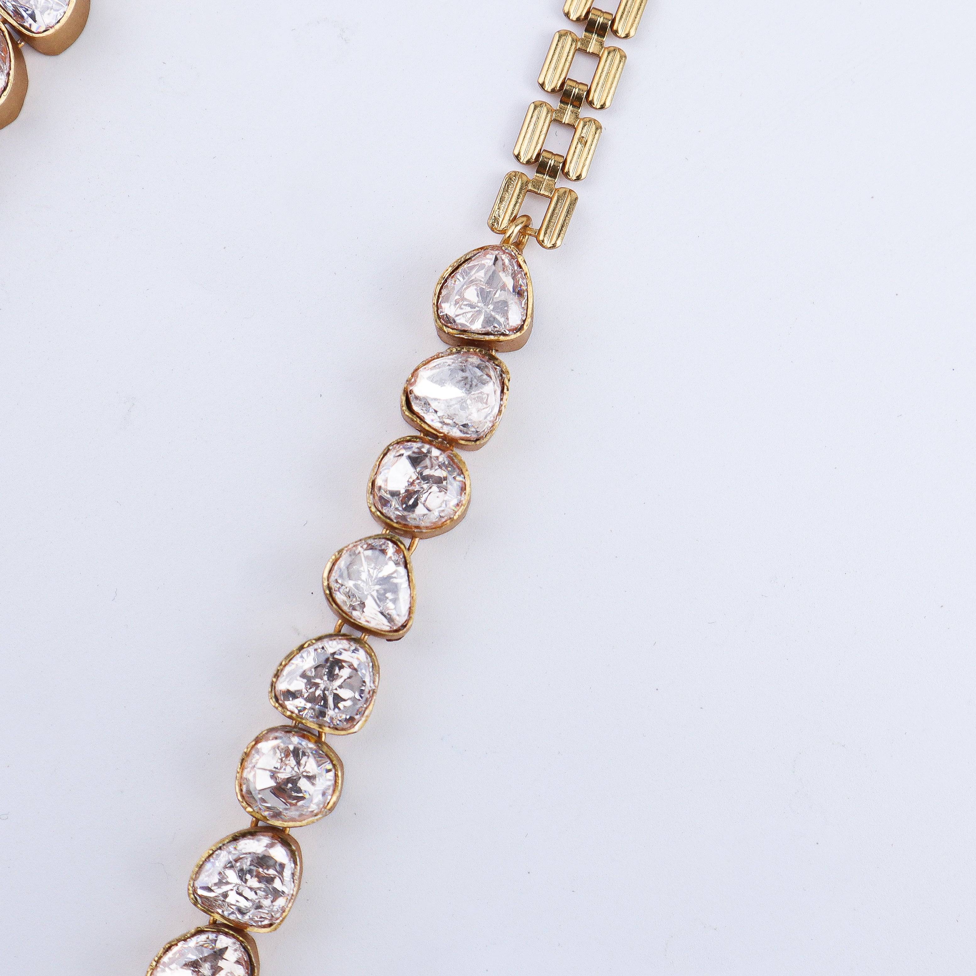 Close-up of 22K Gold-Plated Fashion Set showcasing intricate detailing, fine craftsmanship, and rich 22K gold plating