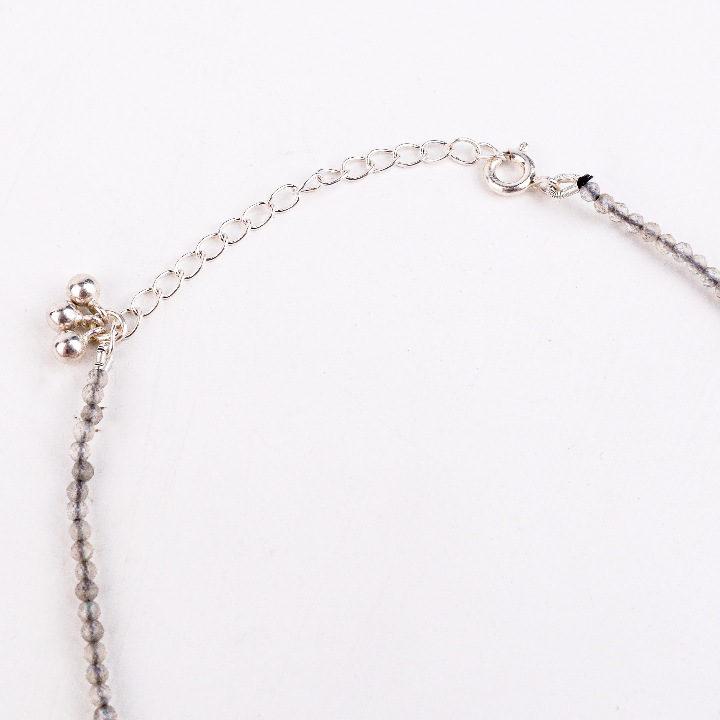 Labradorite Anklet with Ghungroo