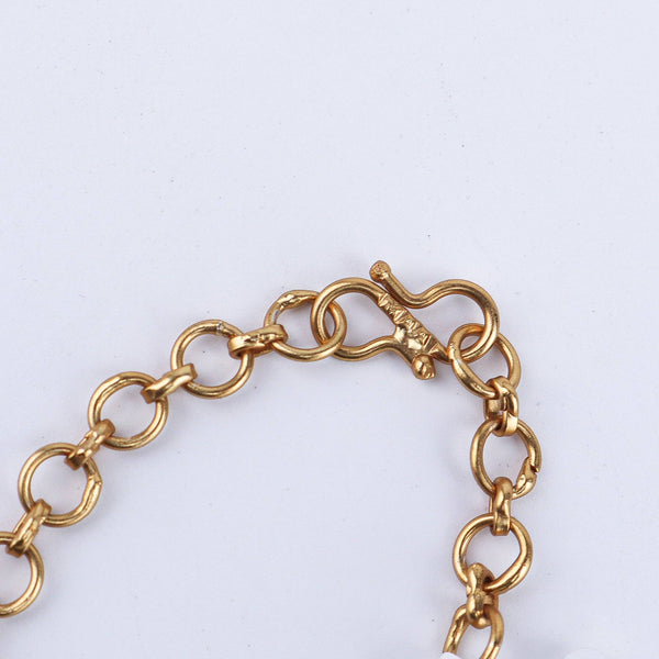 Close-up of 22K Gold-Plated Fashion Set showcasing intricate detailing, fine craftsmanship, and rich 22K gold plating