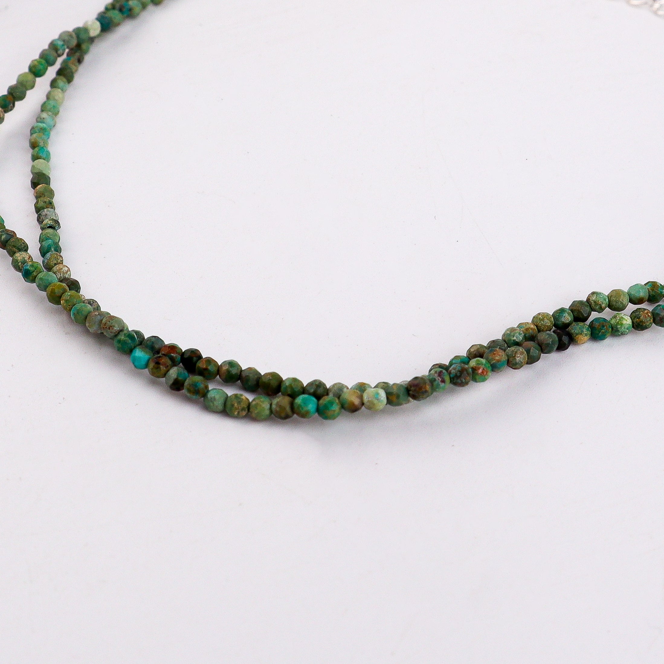 Double Layered Firoza Anklet with Ghungroo