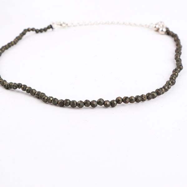 Pyrite Anklet with Ghungroo