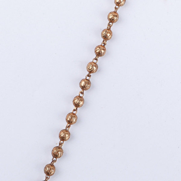 Angled view of the 22K gold-plated fashion set highlighting its coordinated design, elegant structure, and polished gold finish